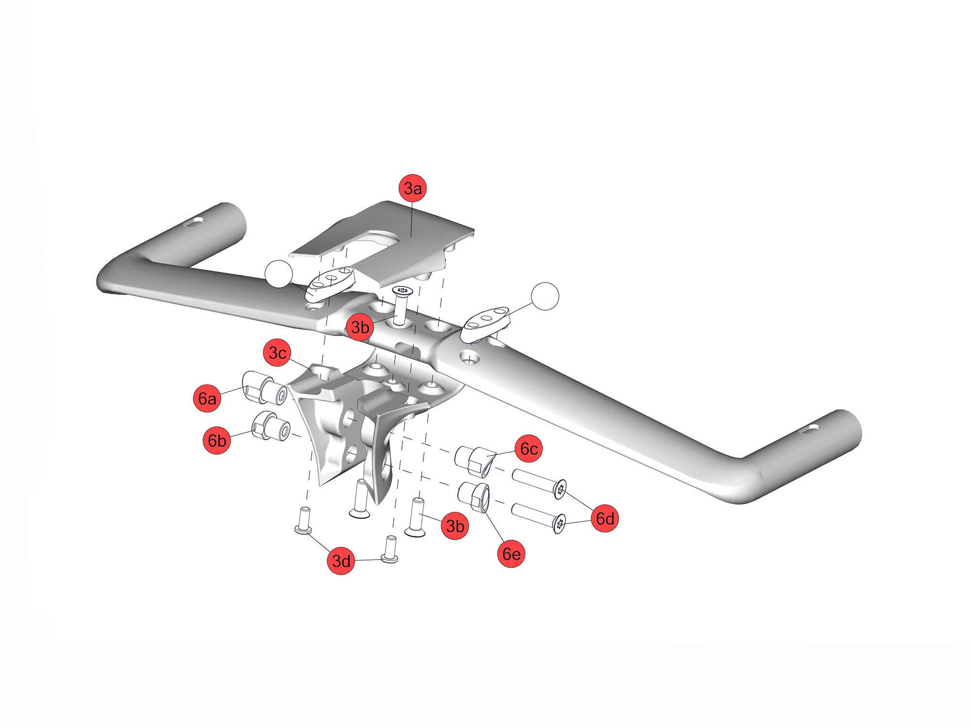 BMC Spare Parts | TM01 Flat Adapter BLACK